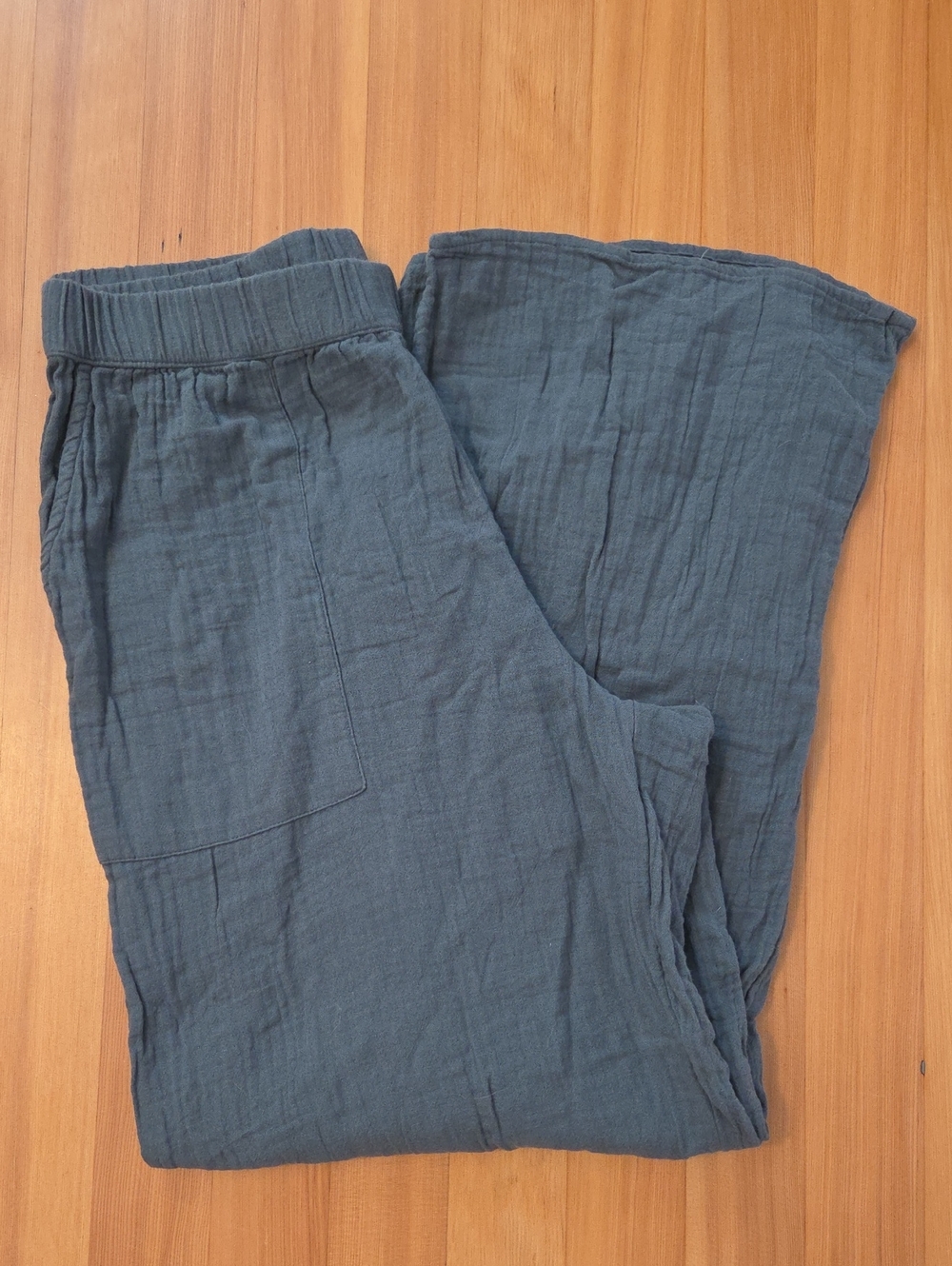 Caslon Gauze Cotton Wide Leg Pants